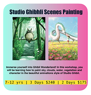 June holiday Workshops Final 2022 Studio Ghibhli s